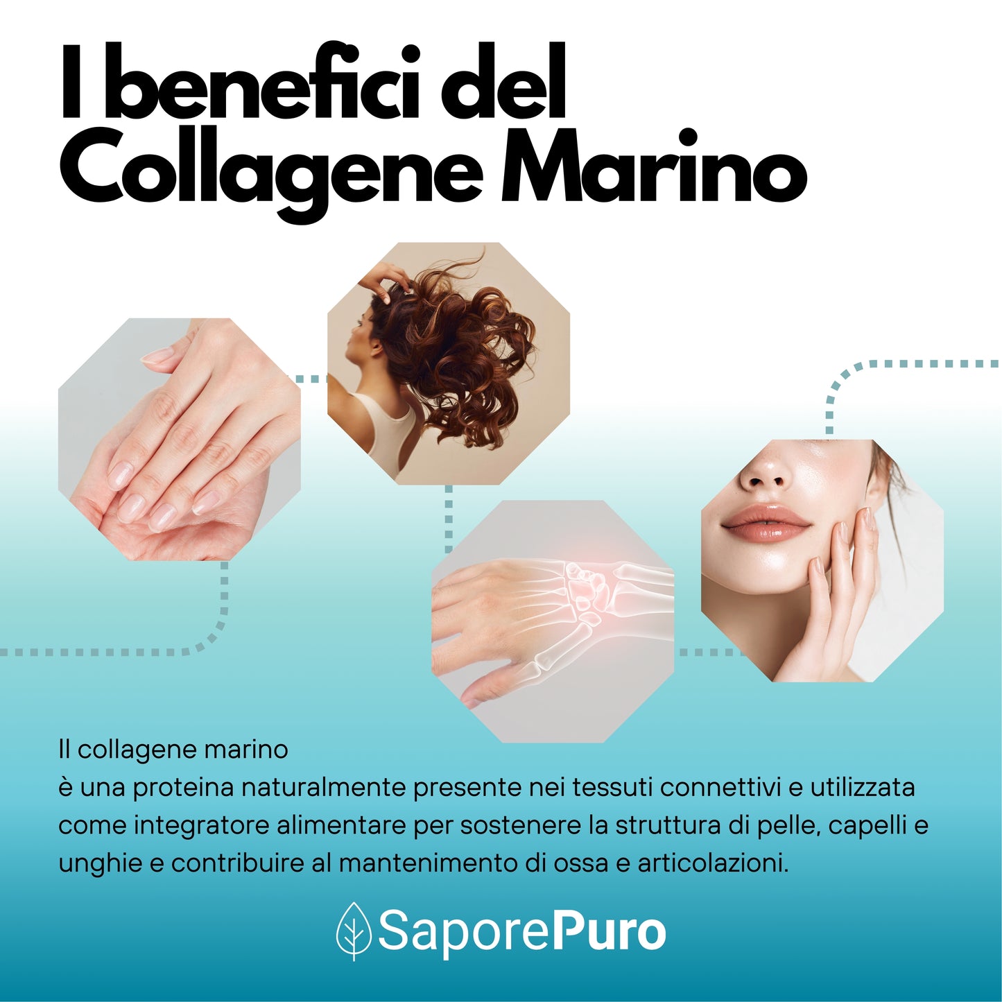 Marine Collagen - Integratore Alimentare - 300g - SUPPLEMENTS - SaporePuro