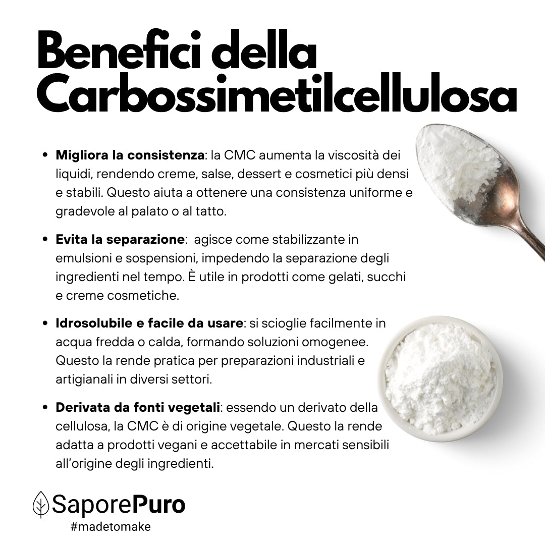 Carbossimetilcellulosa - CMC - E466