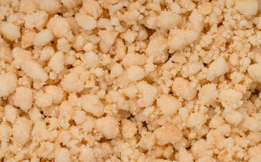 Crumble senza glutine SaporePuro con burro, 1 kg, vista del prodotto in confezione.