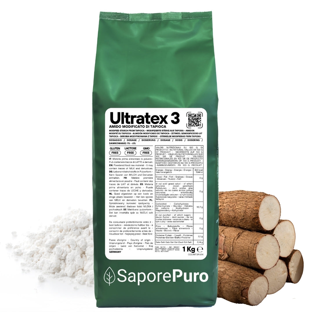 ULTRATEX 3 - Amido modificato da Tapioca - Uso Caldo e Freddo
