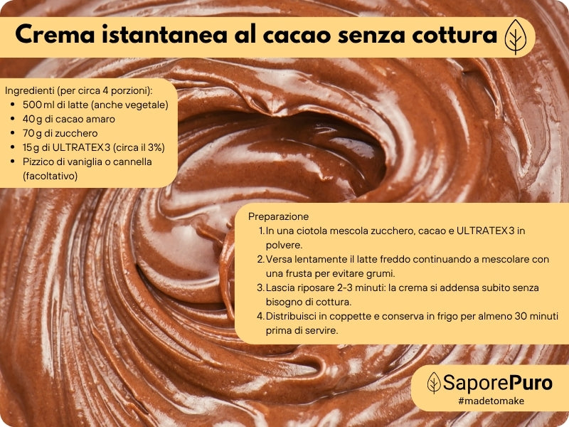 ULTRATEX 3 - Amido modificato da Tapioca - Uso Caldo e Freddo