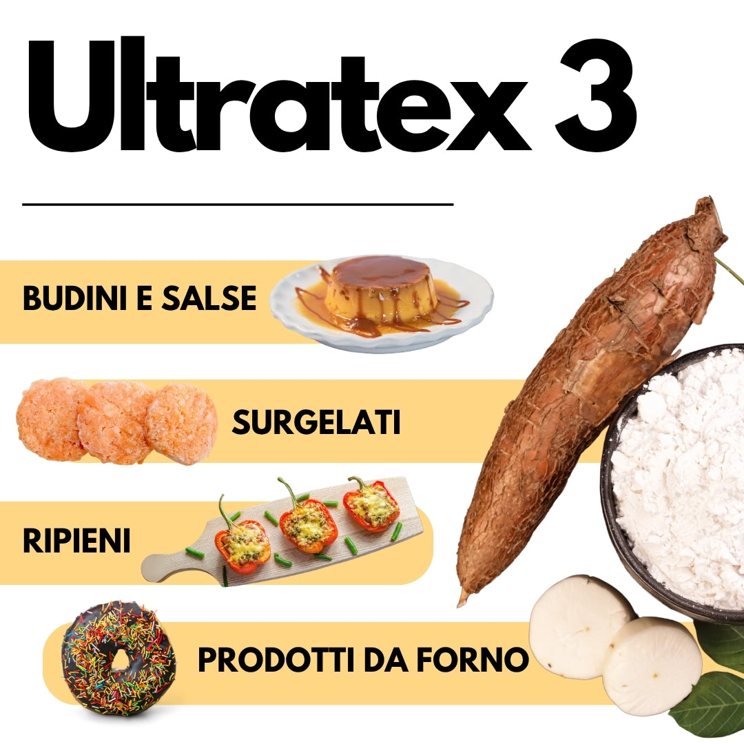 ULTRATEX 3 - Amido modificato da Tapioca - Uso Caldo e Freddo