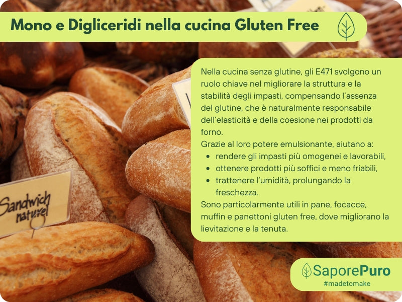 Mono e Digliceridi degli Acidi Grassi E471 – Additivo Alimentare – 1kg – SaporePuro – Prodotto in Europa – Alta Qualità per Gelati, Pasticceria, Panificazione
