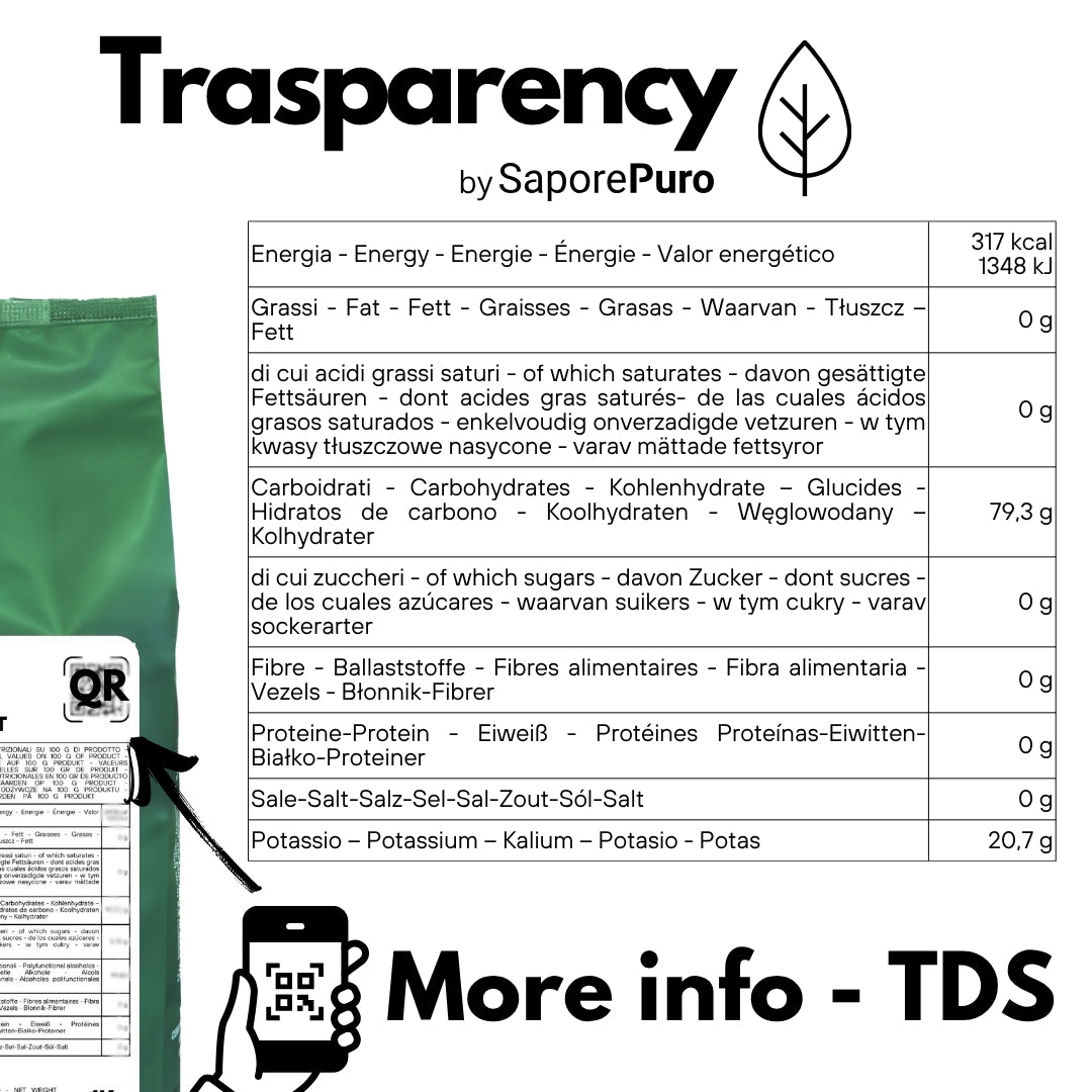 Cremor Tartaro - E336i - Agente lievitante e stabilizzante - SaporePuro