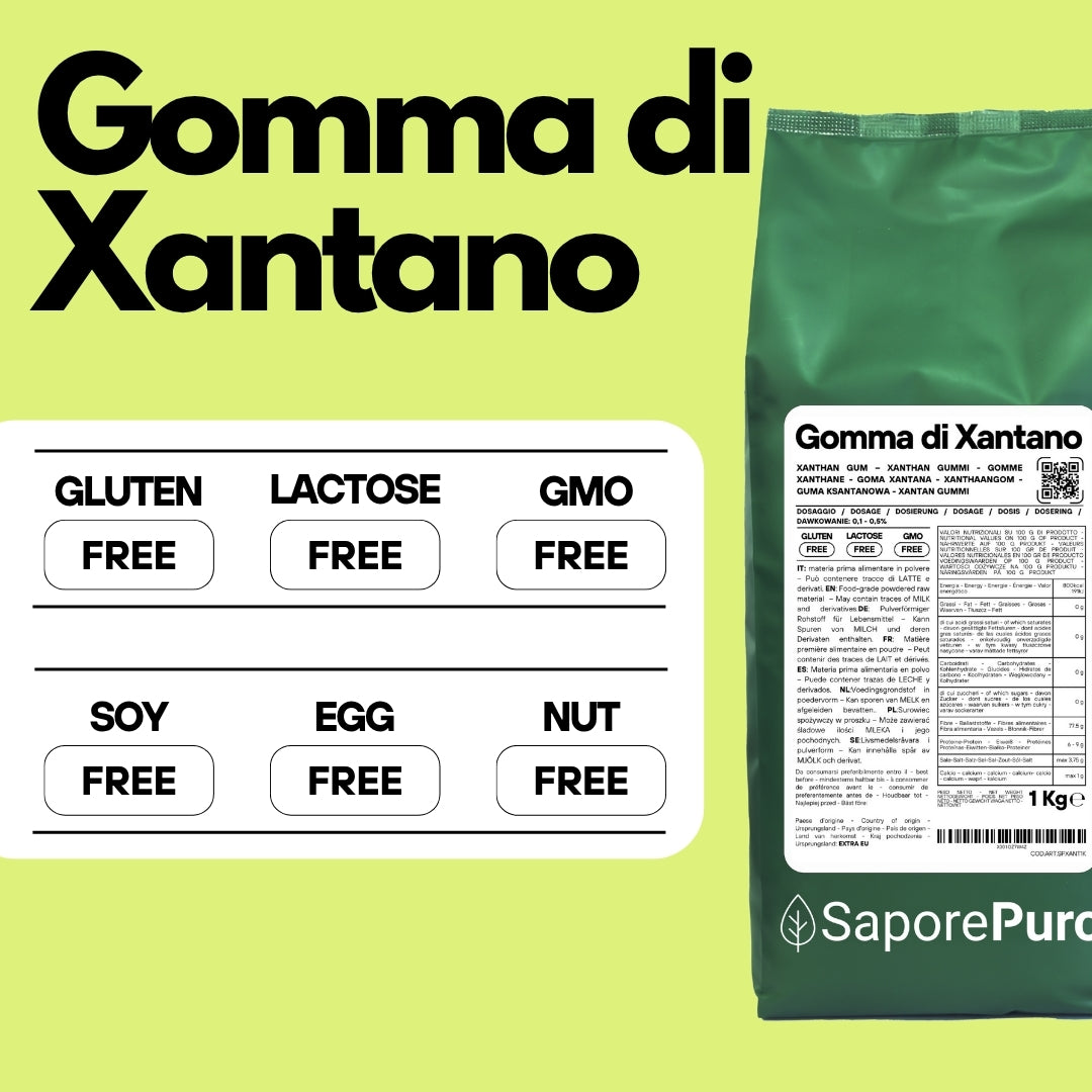 Gomma di Xantano - E415 - Confezionato in Italia