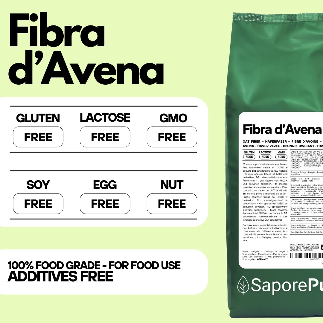 Fibra de Avena - Sin Gluten - SaporePuro
