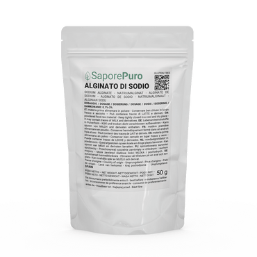 Alginato de sodio (E401) - 50gr - SaporePuro