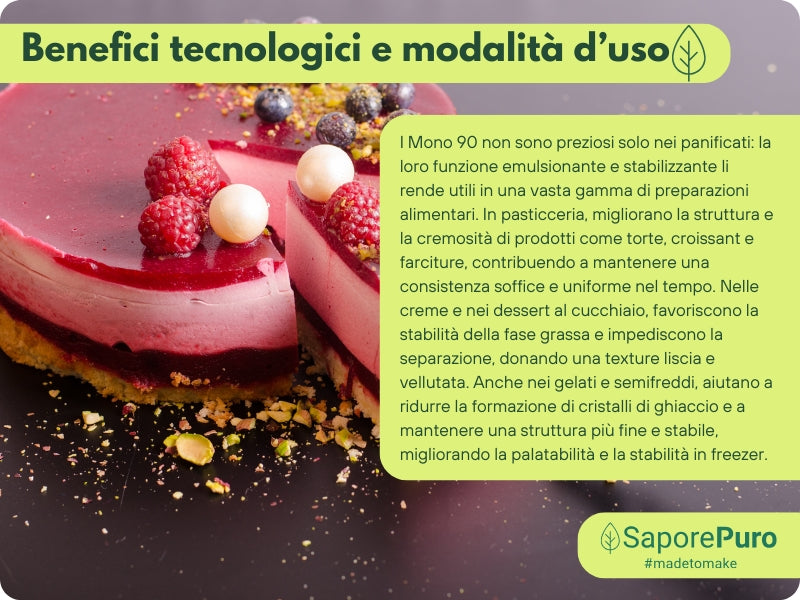 Mono90 - Mono e Digliceridi degli Acidi Grassi - E471 - SaporePuro