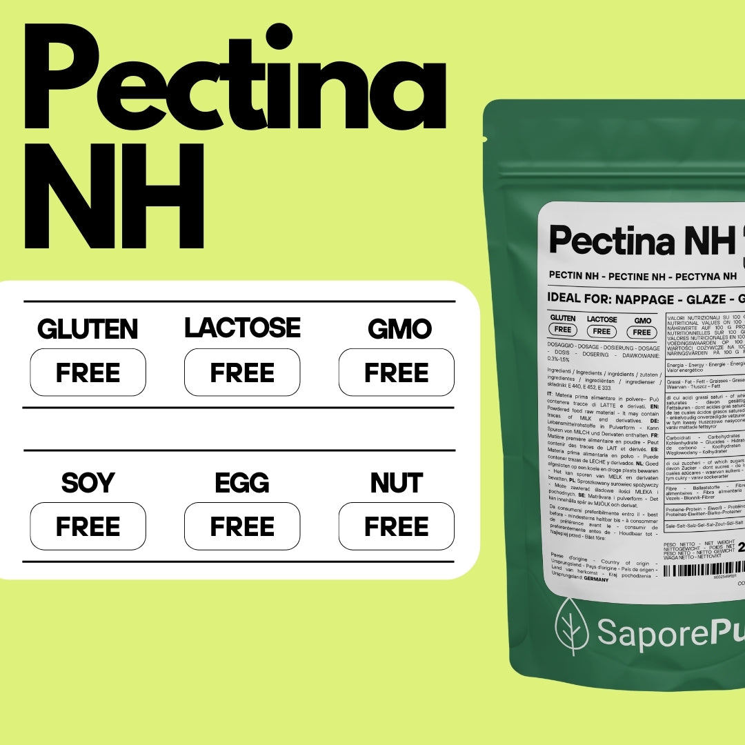 Pectine NH SaporePuro - ideaal voor nappage, gelei en glazuur - SaporePuro