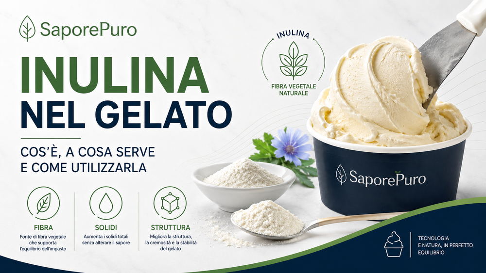 Inulina nel gelato: cos’è, a cosa serve e come utilizzarla