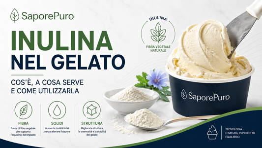 Inulina nel gelato: cos’è, a cosa serve e come utilizzarla