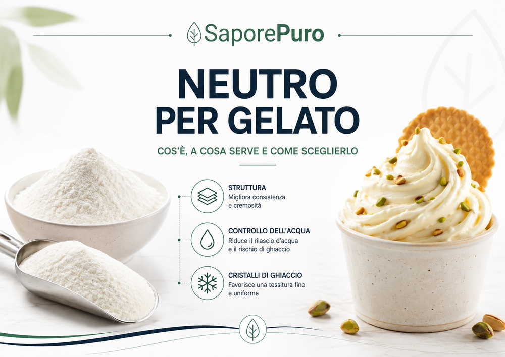 Neutro per gelato: cos’è, a cosa serve e come scegliere quello giusto