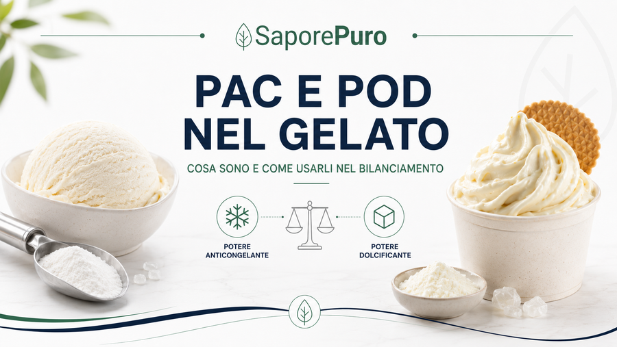 PAC e POD nel gelato: cosa sono e come usarli nel bilanciamento