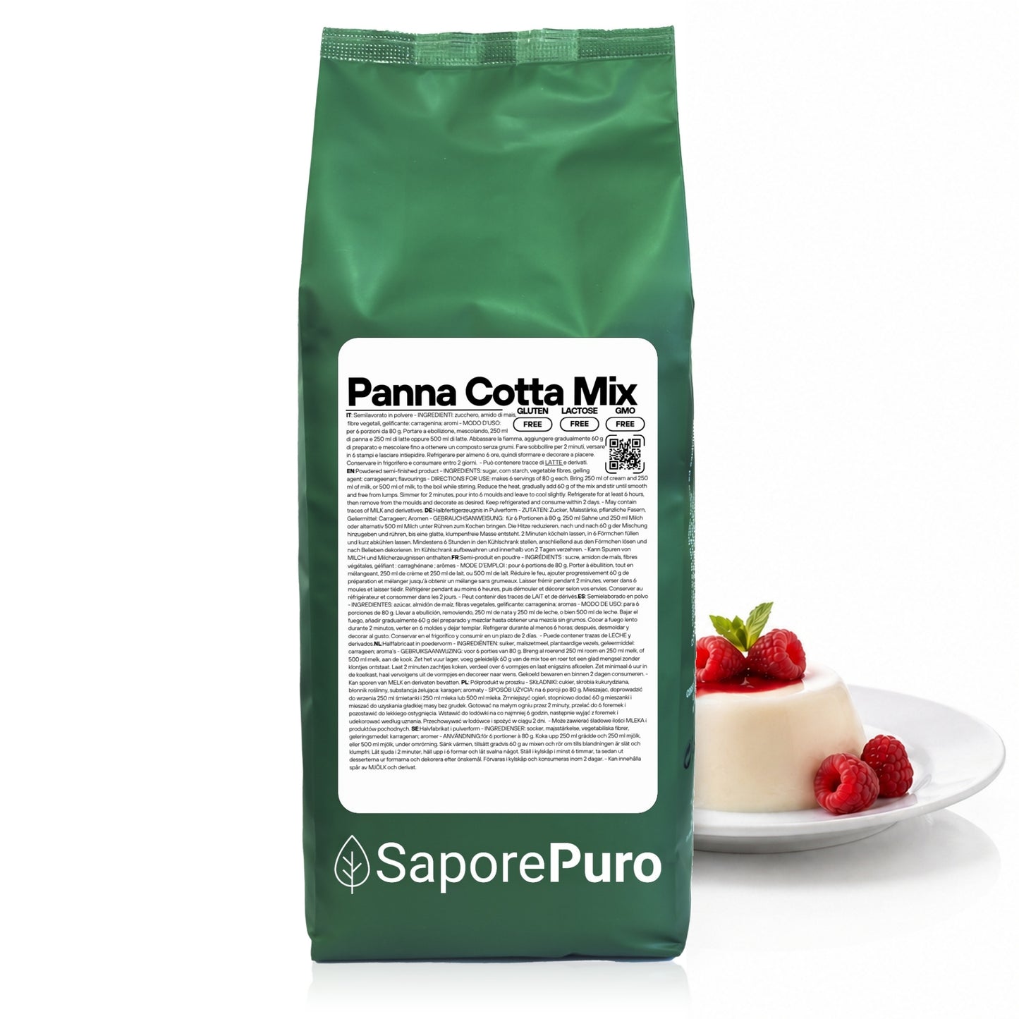 Mezcla para Panna Cotta – Semielaborado en Polvo para Panna Cotte