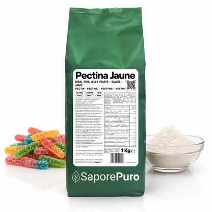 Pectina Amarilla (Jaune) SaporePuro - Gelatinas de Fruta, Mermeladas, Gel Espesos