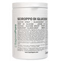 Sciroppo di glucosio liquido 40DE di SaporePuro, ingrediente dolce per gelati e pasticceria, bottiglia trasparente con etichetta.