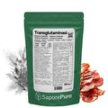 Polvere di transglutaminasi SaporePuro, enzima alimentare professionale in confezione da 1.7g, visibile in immagine.