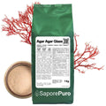 Gelatina Agar Agar SaporePuro, prodotto italiano, per glassature, topping e salse lisce, alternativa alla gelatina.