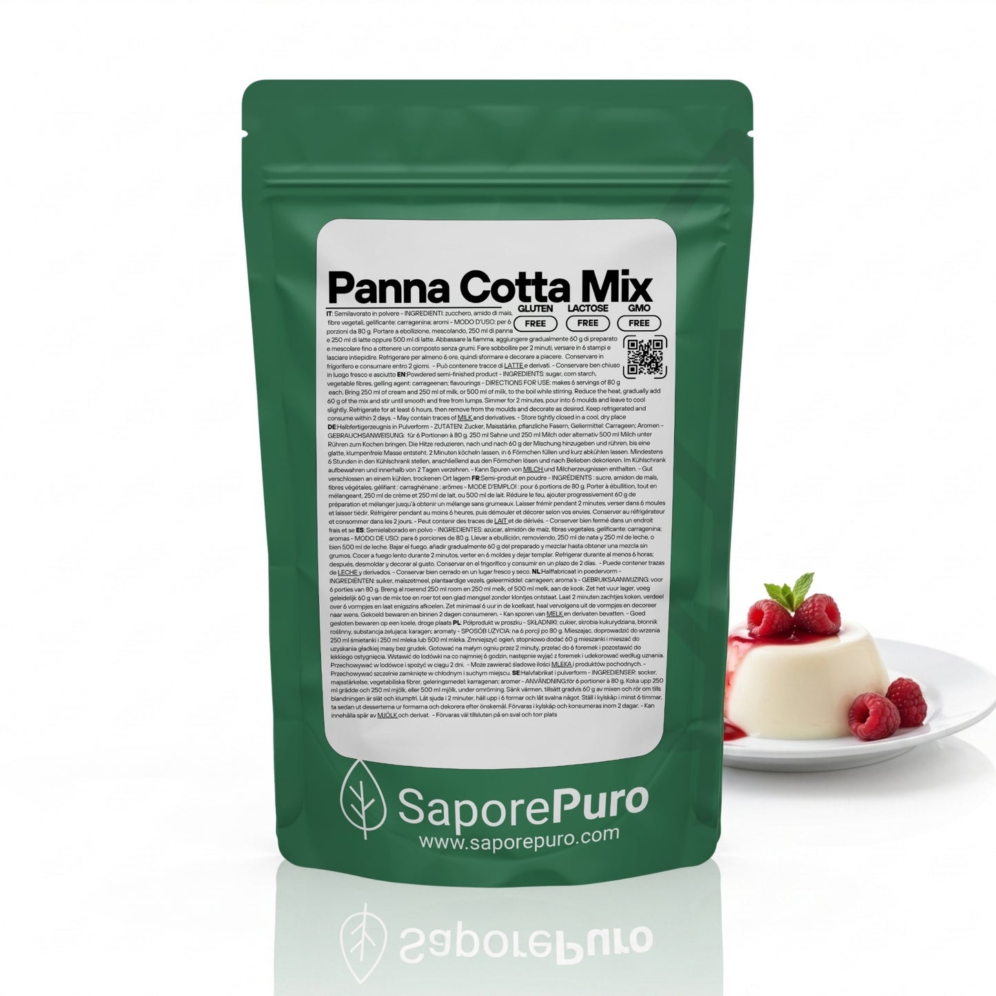 Mezcla para Panna Cotta – Semielaborado en Polvo para Panna Cotte