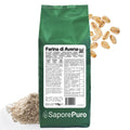 Farina di avena senza glutine SaporePuro in confezione da 1kg, dettaglio del sacchetto di farina di avena naturale