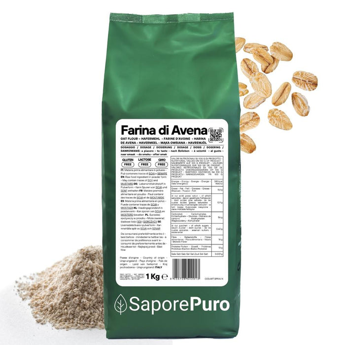 Farina di Avena 1Kg - Farina senza Glutine