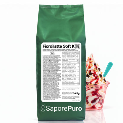 Fiordilatte Soft K – Base pour Gelato Soft 2,6 kg