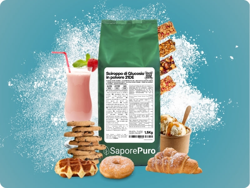 Sciroppo di glucosio in polvere 21DE - 500 gr - SaporePuro