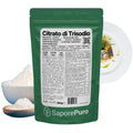 Citrato di Trisodio E331iii, regolatore di acidità alimentare, in confezione da SaporePuro, usato come emulsionante.