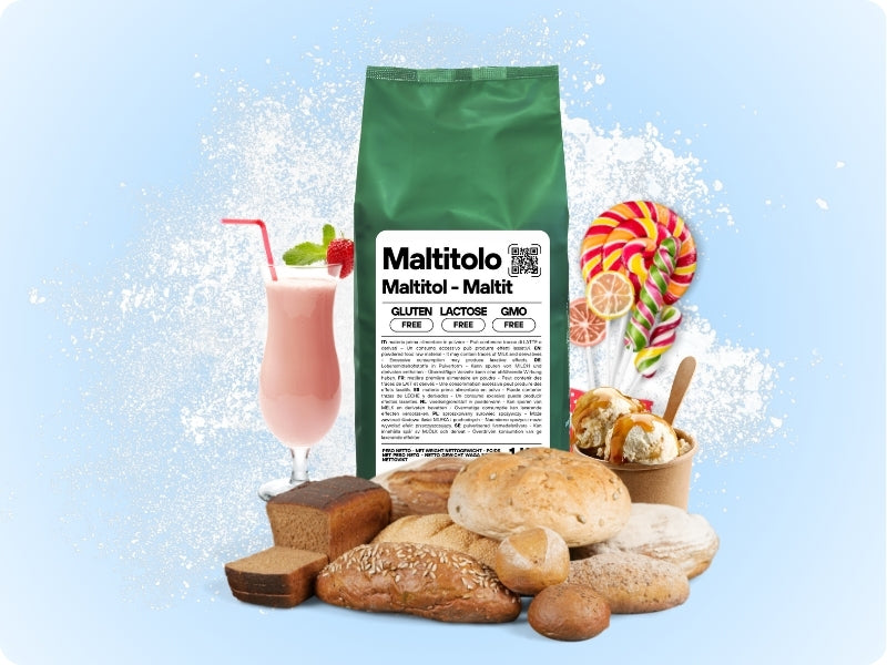 Maltitolo in polvere - 500gr - Confezionato in Italia - SaporePuro