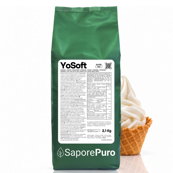 YoSoft - Base pour Gelato Yogurt Soft - 2,1kg