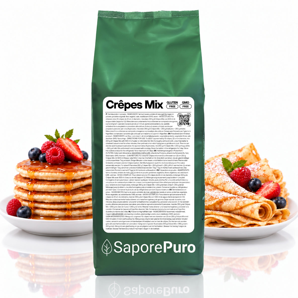 Mezcla de Crêpes Sin Gluten | SaporePuro