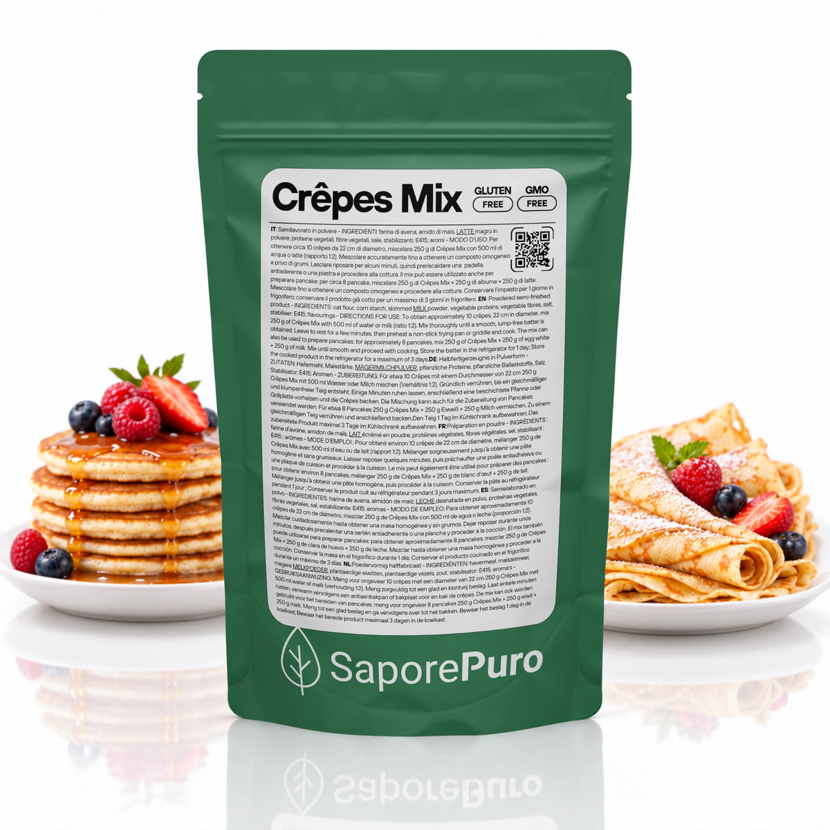 Mezcla de Crêpes Sin Gluten | SaporePuro