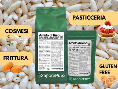 Amido di riso - Amido Nativo 100% Origine Italia