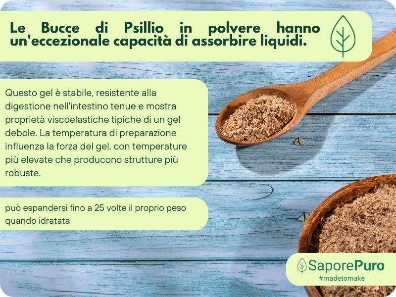 Bucce di Psillio in Polvere -Fibra di Psillio - 500gr - SaporePuro