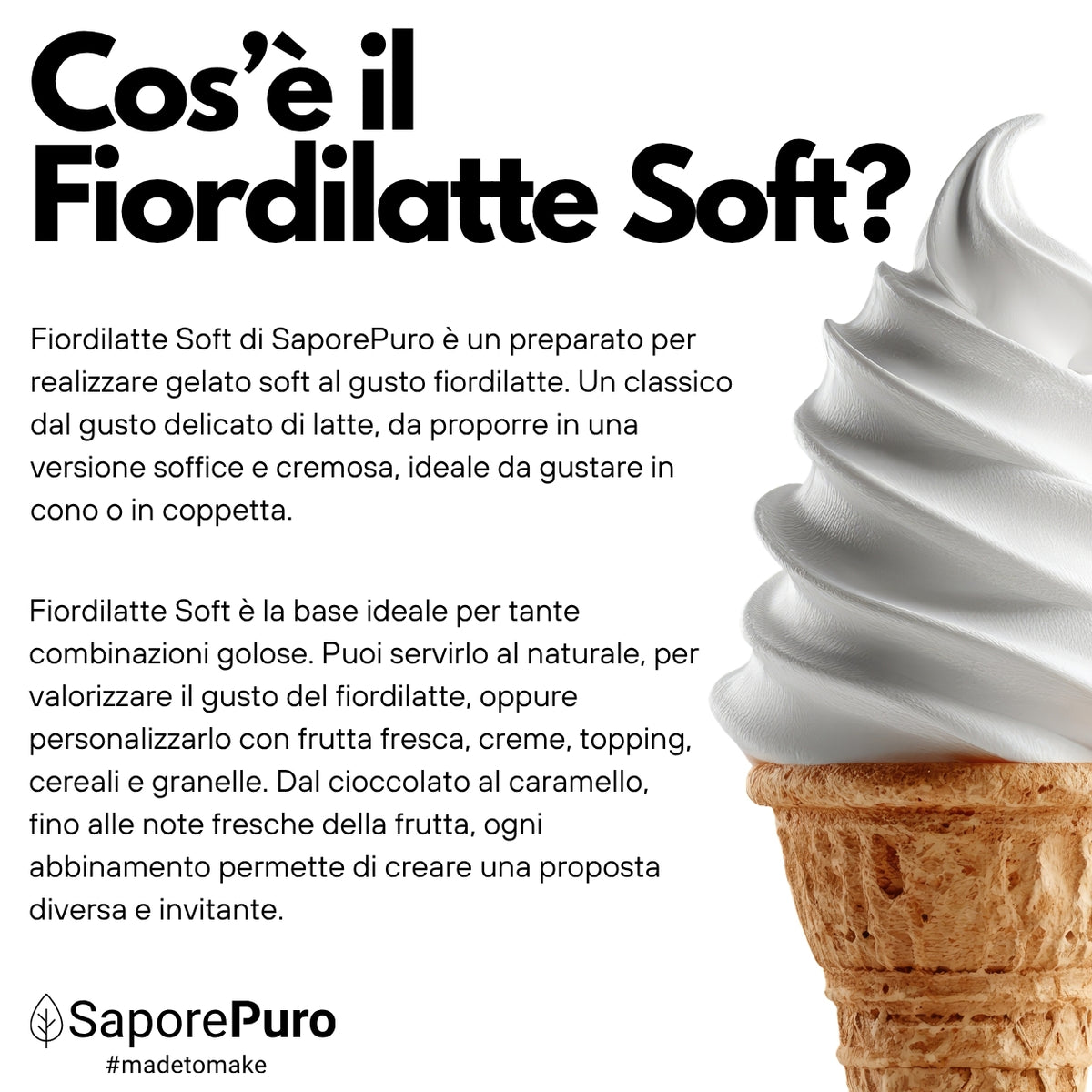Fiordilatte Soft – Base pour Gelato Soft au Fiordilatte 2,1 kg