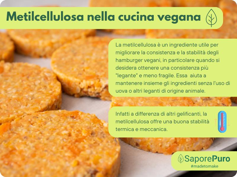 Metilcellulosa Alimentare SaporePuro - Addensante e Gelificante - SaporePuro