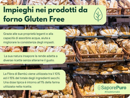 Fibra di Bambù - 500gr - SaporePuro
