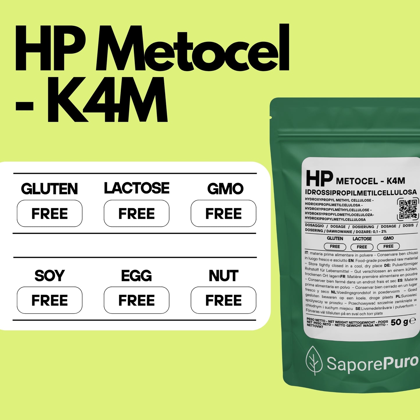 HP Metocel K4M - Idrossipropilmetilcellulosa