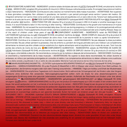 HydrolysedWhey SP SaporePuro – Proteine Idrolizzate e Isolate del Latte - 100% Optipep 9862 - SaporePuro