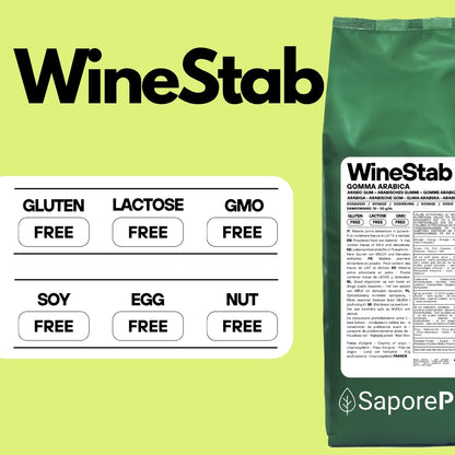 WineStab – Gomma Arabica Naturale per Stabilizzazione del Vino