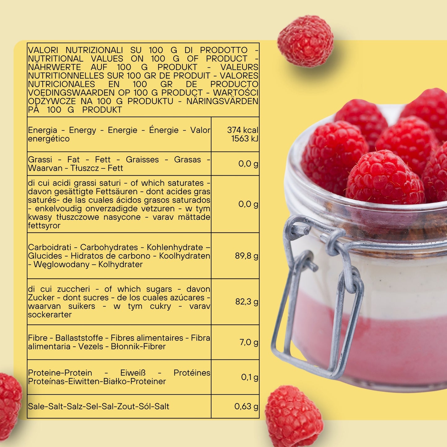 Panna Cotta Mix – Semilavorato in Polvere per Panne Cotte