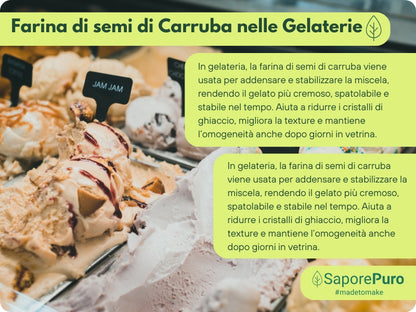 Farina di Semi di Carrube (E410) - origine ITALIA