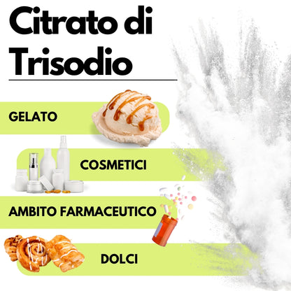 Citrato di Trisodio - E331iii - Regolatore di acidità alimentare