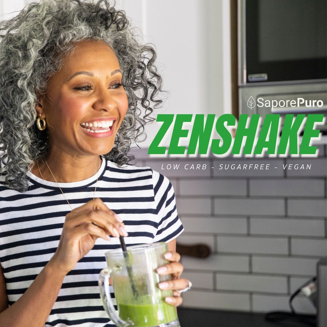 ZenShake il Preparato per yogurt o Shake Vegan e Keto - 250gr ( 5 porzioni da 50gr) - SaporePuro