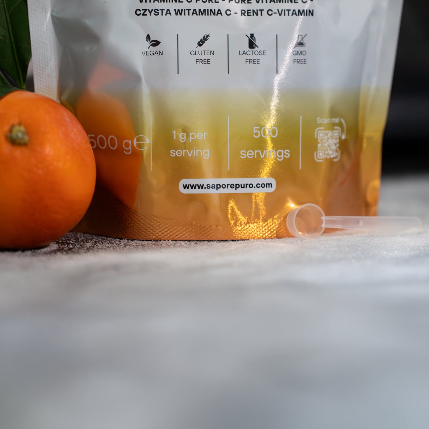 Vitamin C - Acido Ascorbico Puro - Integratore Alimentare - SUPPLEMENTS - SaporePuro