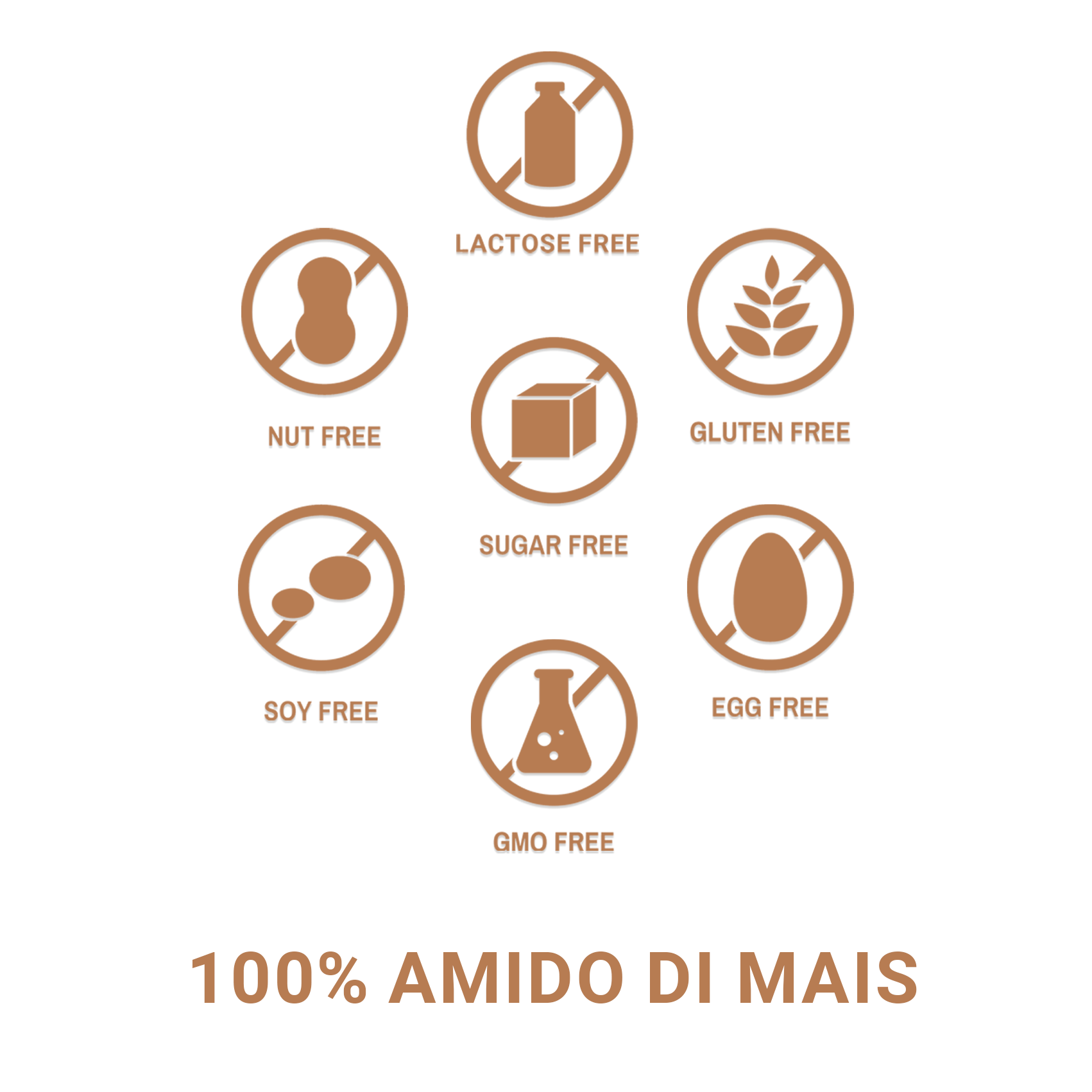 Amido di mais Nativo - 200gr - Addensante potente, naturale e funzionale- Gluten Free - SaporePuro