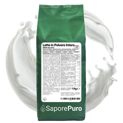 Latte Intero in Polvere - 1Kg - Latte Origine U.E.