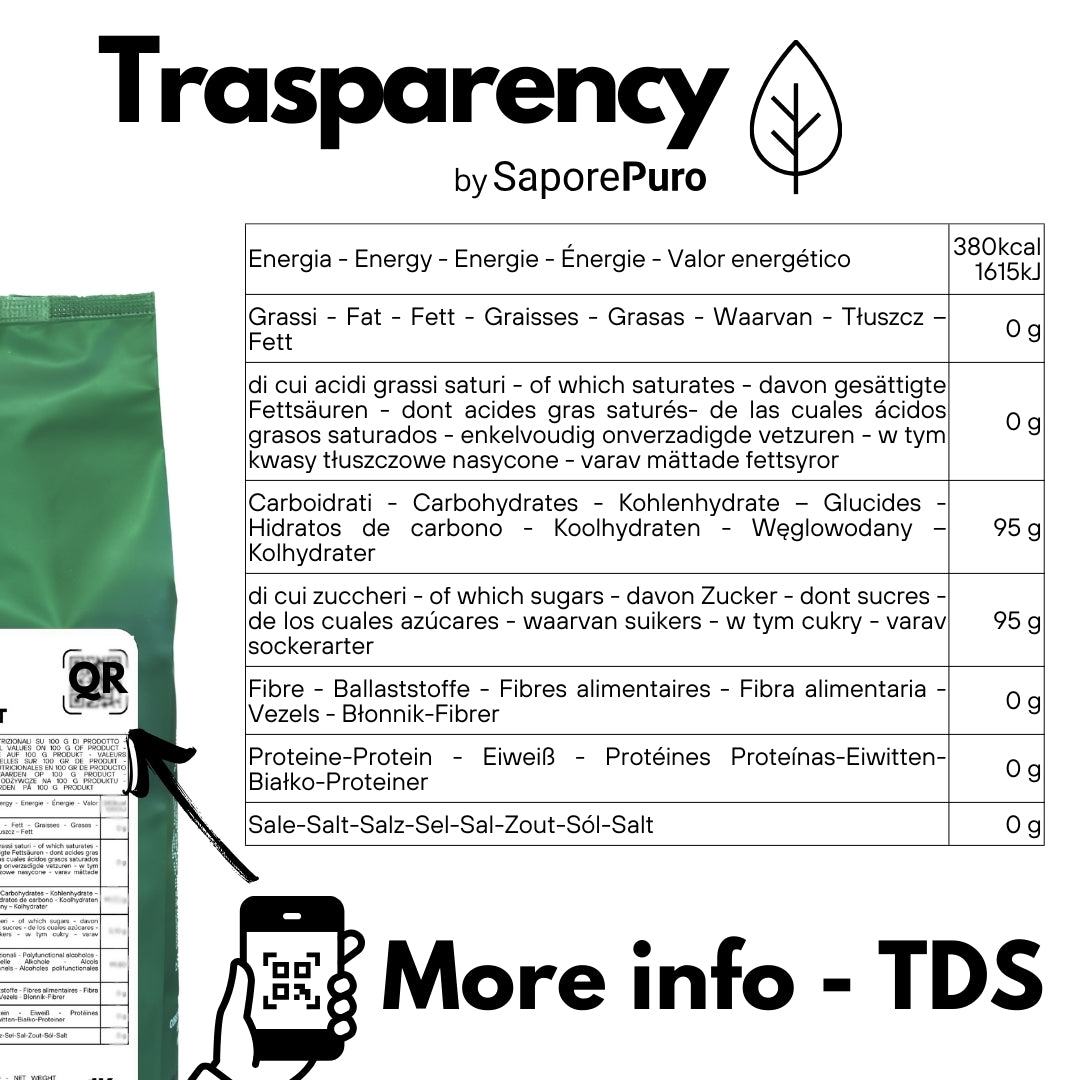 Glucose syrup powder 21DE - 500 gr - SaporePuro