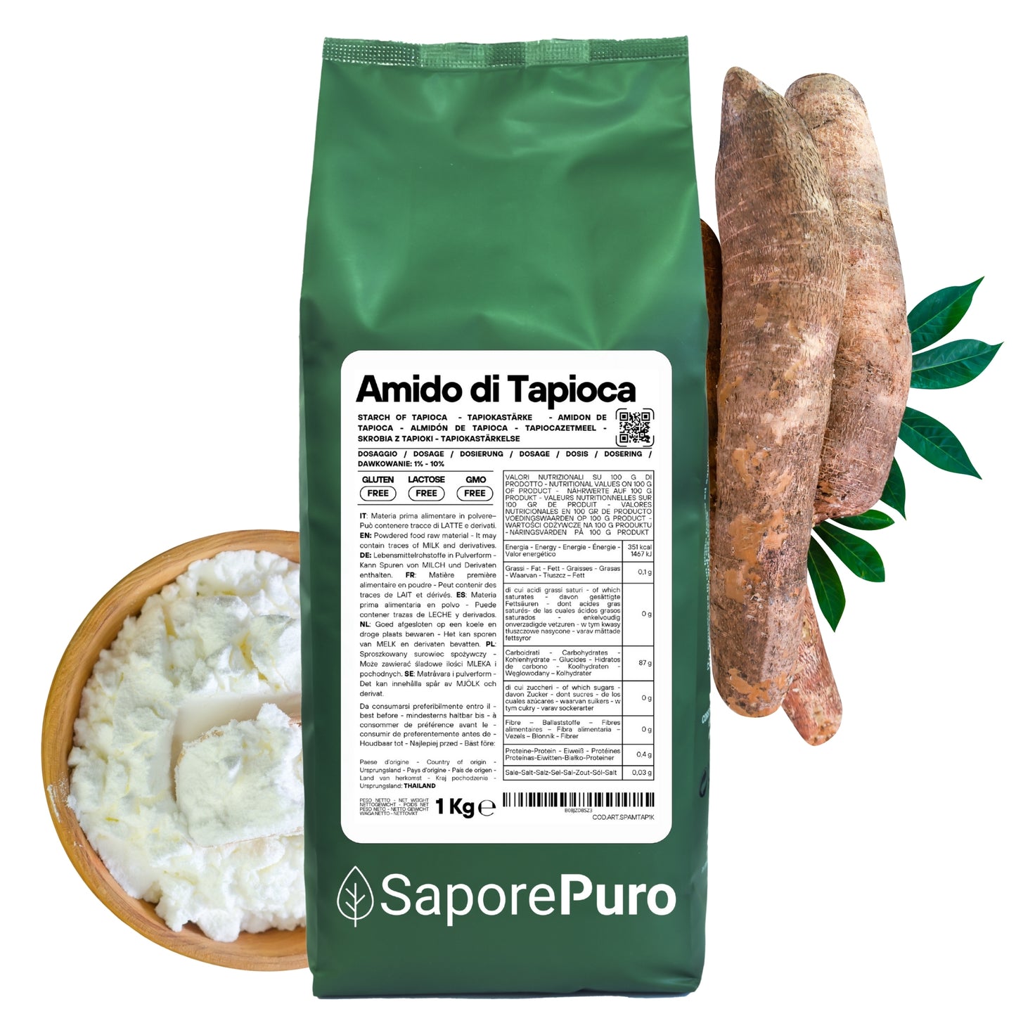 Amido di Tapioca Nativo SaporePuro: Scopri il Segreto di una Cucina Perfetta!