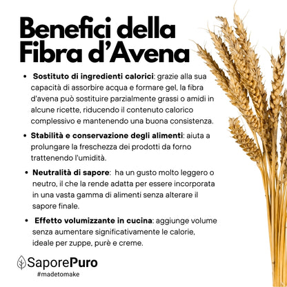 Fibra di Avena - Senza Glutine - SaporePuro